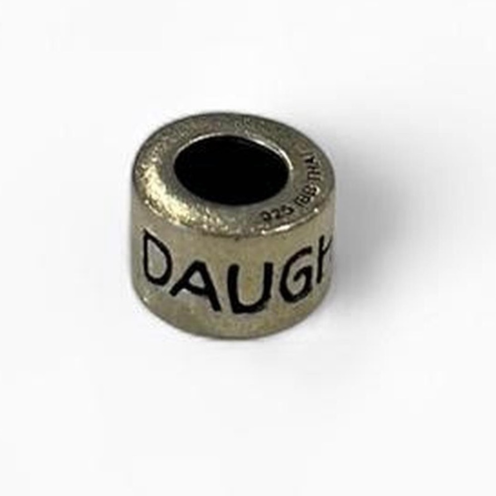 Sterling Silver 925 Daughter Charm Bead for Pandora Bracelet